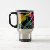 Muziekinstrumenten Pop Art Design Reisbeker (Links)