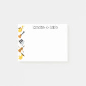 Muziekinstrumenten Post-it® Notes (Voorkant)