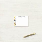Muziekinstrumenten Post-it® Notes (Op bureau)