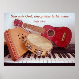 Muziekinstrumenten Poster