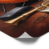 Muziekinstrumenten Poster (Hoek)