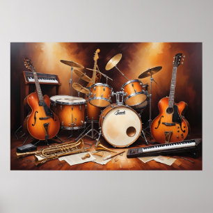 Muziekinstrumenten Poster