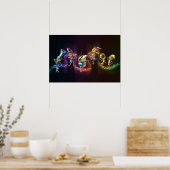 Muziekinstrumenten Poster (Keuken)
