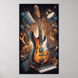 Muziekinstrumenten Poster