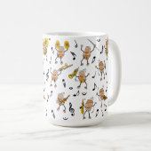 Muziekinstrumenten Rock Coffee Mok (Voorkant rechts)