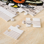 Muziekinstrumenten Rossini Sheet Music Background Legpuzzel (Zijkant)