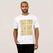 Muziekinstrumenten Schets T-shirt (Voorkant volledig)