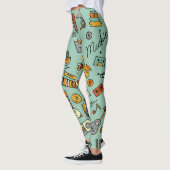 Muziekinstrumenten, schetspatroon. leggings (Links)