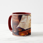 Muziekinstrumenten Schilfgeschenken Mok (Voorkant links)