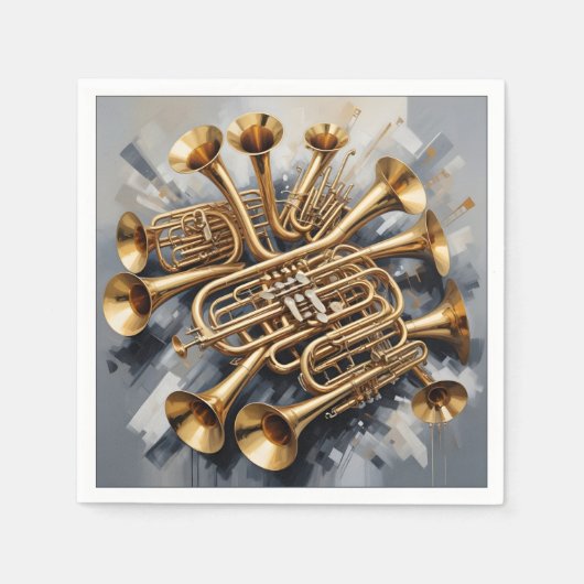 Muziekinstrumenten Servet (Voorkant)