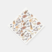 Muziekinstrumenten Servet (Hoek)