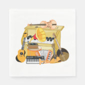Muziekinstrumenten Servet (Voorkant)