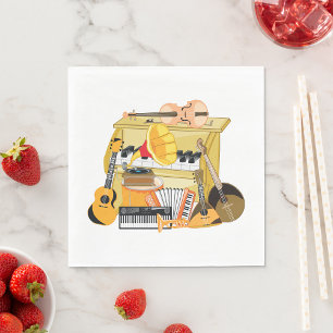 Muziekinstrumenten Servet