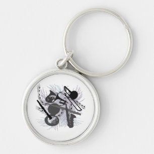 Muziekinstrumenten Sleutelhanger