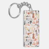 Muziekinstrumenten Sleutelhanger (Voorkant Links)