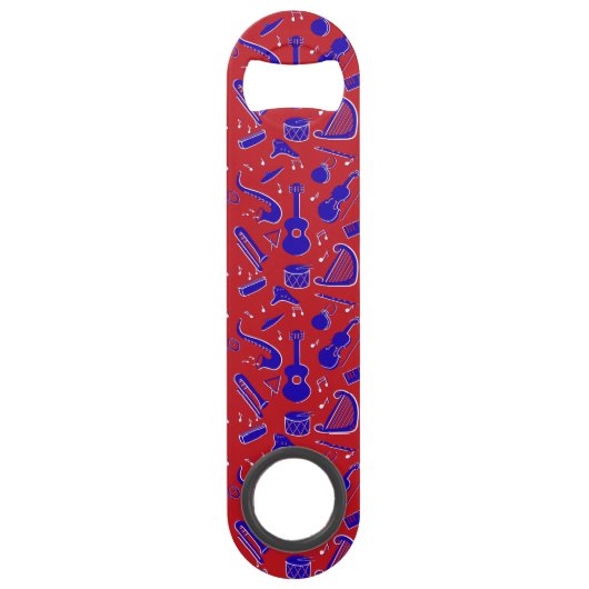 Muziekinstrumenten Speed Flessenopener (Achterkant)