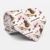 Muziekinstrumenten Stropdas (Opgerold)