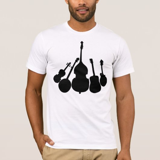 MUZIEKINSTRUMENTEN-T-SHIRT T-SHIRT (Voorkant)