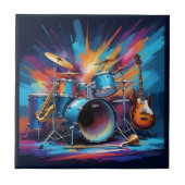 Muziekinstrumenten Tegeltje (Voorkant)