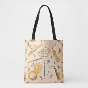 Muziekinstrumenten Tote Bag