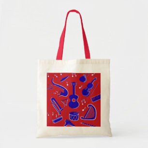 Muziekinstrumenten Tote Bag