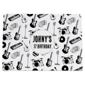 Muziekinstrumenten verjaardag groot cadeauzakje (Voorkant)