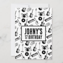 Muziekinstrumenten verjaardag