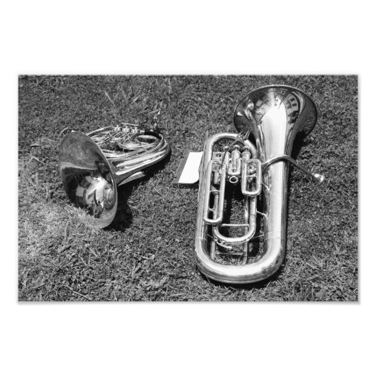 Muziekinstrumenten voor messing foto afdruk (Voorkant)