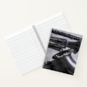 Muziekinstrumenten Zilverachtig Grijs Notitieboek (Binnen)