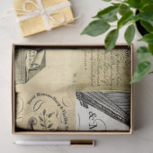 Muziekinstrumentenadvertenties, ontslagpapier tissuepapier (Geschenk)