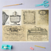 Muziekinstrumentenadvertenties, ontslagpapier tissuepapier (Craft)