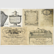 Muziekinstrumentenadvertenties, ontslagpapier