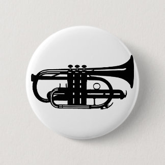 Muziekinstrumentencornet - Muzikanten Ronde Button 5,7 Cm