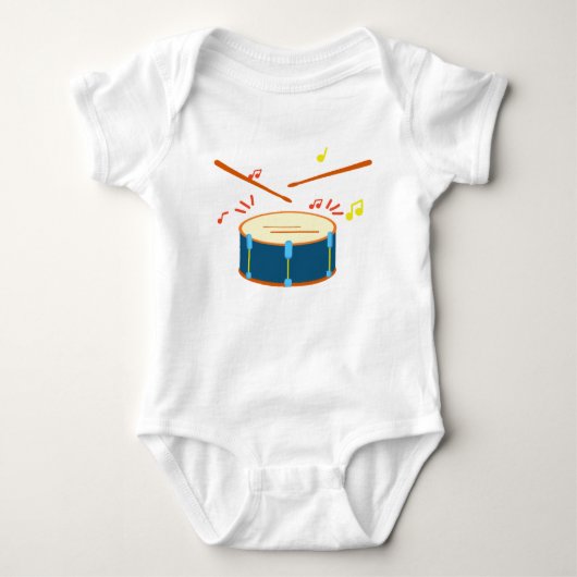 Muziekinstrumentendrums Romper (Voorkant)
