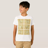 Muziekinstrumentenketch T-shirt (Voorkant volledig)