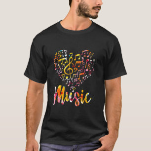 MuziekinstrumentenMuzieknoten Treble Cle T-shirt