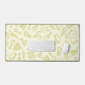 Muziekinstrumentenpatroon Bureaumat (Keyboard & Muis)