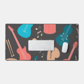 Muziekinstrumentenpatroon Bureaumat (Keyboard & Muis)