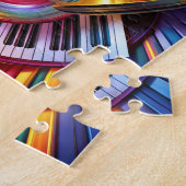 Muziekinstrumentenpuzzel Legpuzzel (Zijkant)