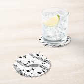 Muziekinstrumentgeluiden gevlekt kartonnen onderzetters (Insitu)