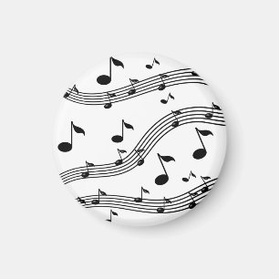 Muziekinstrumentgeluiden gevlekt magneet