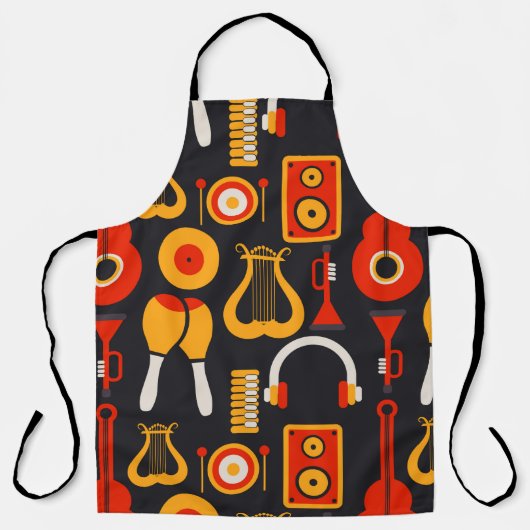 Muziekinstrumentgeluiden Schort (Voorkant)