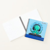 Muziekjongen, Happy Octopus DJ Party Notitieboek (Binnen)