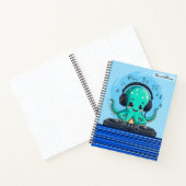 Muziekjongen, Happy Octopus DJ Party Notitieboek (Binnen)