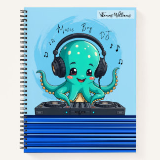 Muziekjongen, Happy Octopus DJ Party Notitieboek