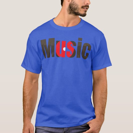 Muziekjongen T-shirt (Voorkant)