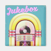  muziekjukebox magneet (Voorkant)