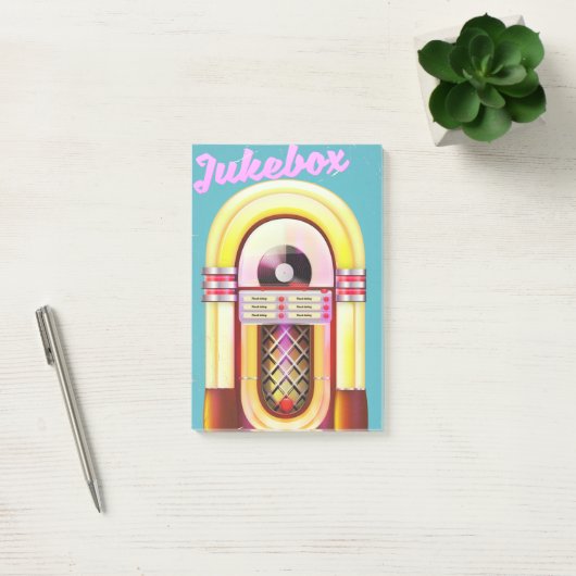 muziekjukebox post-it® notes (Kantoor)