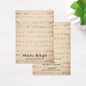 muziekjuwelen die Ketting vervaardigen Visitekaartje (Bureau)