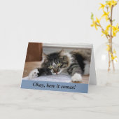 Muziekkaartje met grote hug kaart (Gele Bloem)